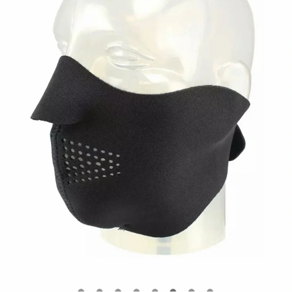 Seirus Black Fleece Face Mask, Size M
